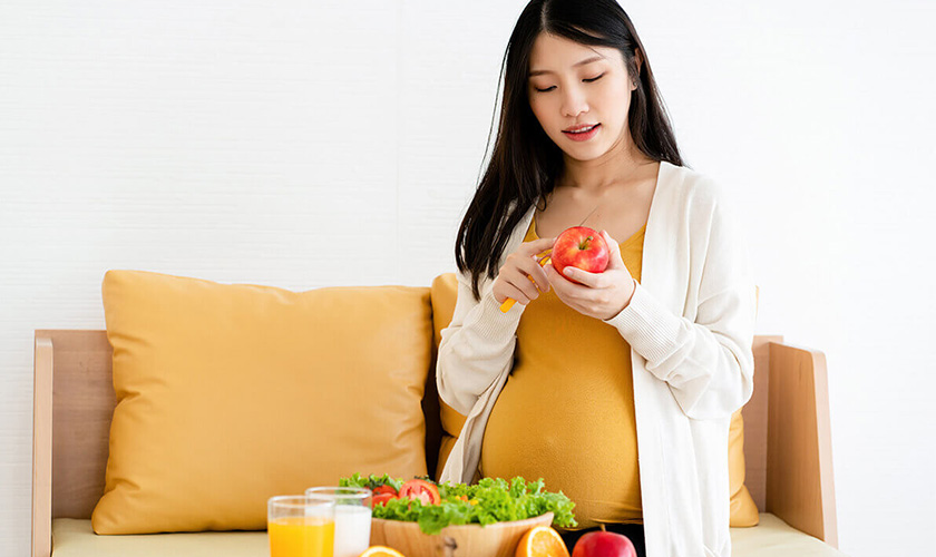 Chế độ ăn uống khi mang thai ảnh hưởng đến quá rình mọc răng của bé    