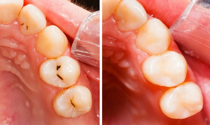 Cần hàn răng đúng thời điểm để bảo vệ hàm răng cho trẻ Cần hàn răng đúng thời điểm để bảo vệ hàm răng cho trẻ