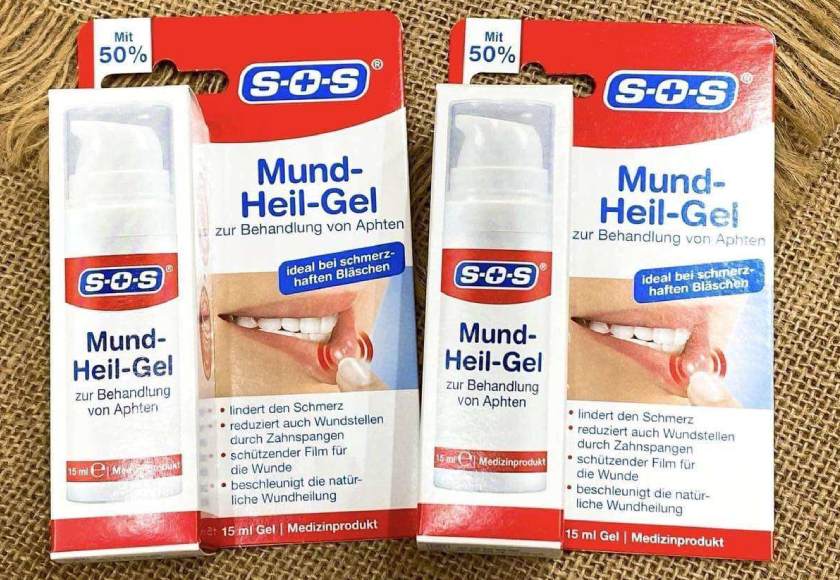 Gel bôi nhiệt miệng SOS Mund Heil Gel