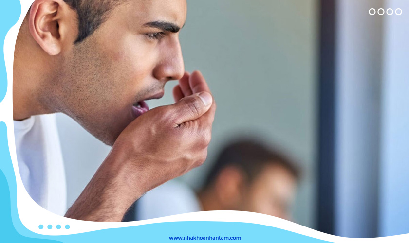 Hôi miệng là dấu hiệu đặc trưng của viêm răng lợi